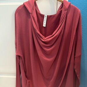 Athleta hooded split front sweatshirt